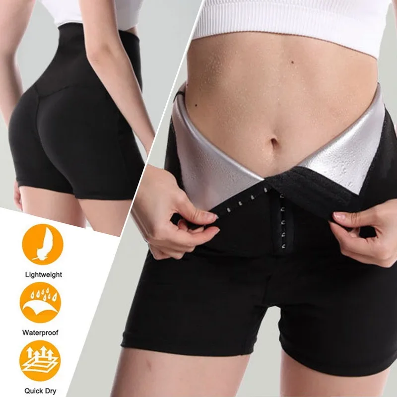 

Sweat Sauna Pants Body Shaper Weight Loss Slimming Pants Waist Trainer Shapewear Tummy Hot Thermo Sweat Leggings Fitness Workout
