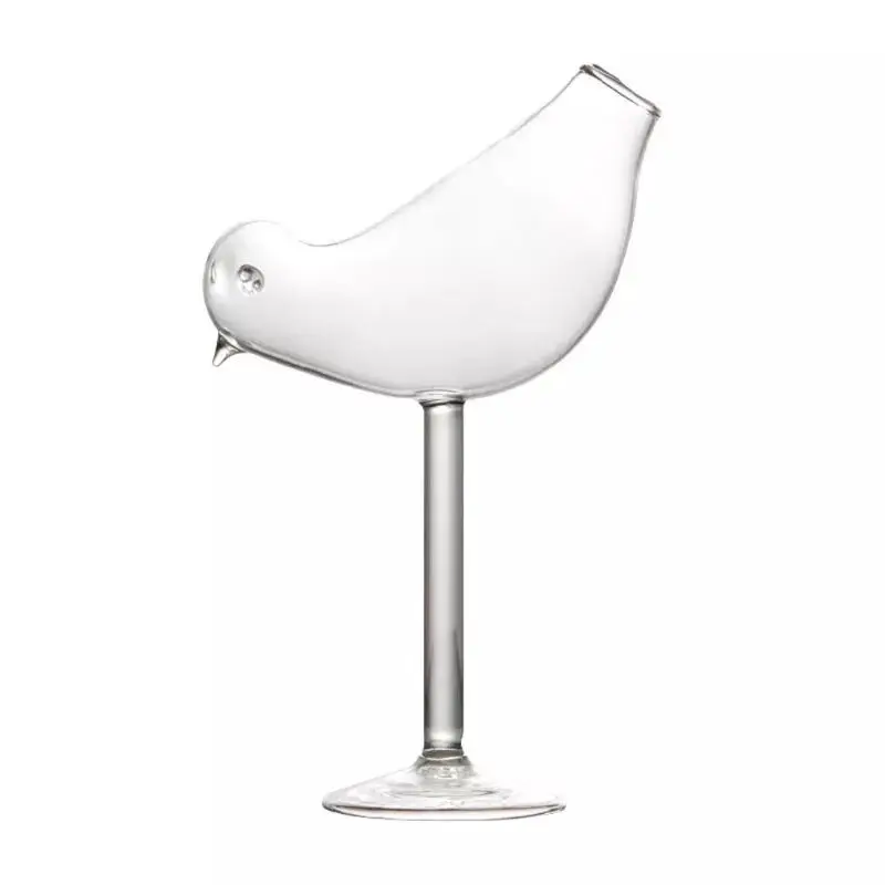 2021 New 150Ml Creative Bird Shape Cocktail Goblet Glass Personality Molecular Smoked | Дом и сад