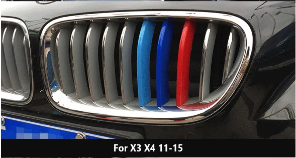 Накладка на решетку радиатора для BMW X1 F48 X3 F25 X4 F26 X5 E70 F15 X6 GT Upgrade Grill M Style | Автомобили