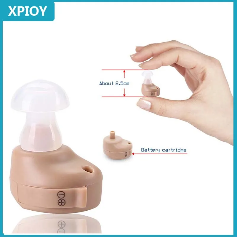 XPIOY пара мини слуховые аппараты устройство Регулируемый тон персональный