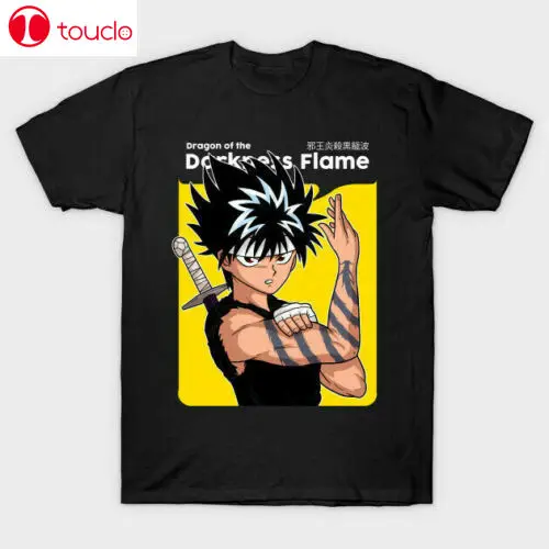 

Yu Yu Hakusho Hiei I Can Do The Dragon Of Darkness Flame Black T-Shirt Funny ... Unisex Women Men Tee Shirt