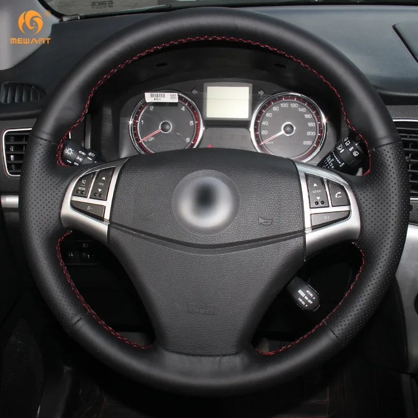 MEWANT черная искусственная кожа фотосессия Ssangyong Korando 2011 2012 2013 2014 аксессуары для