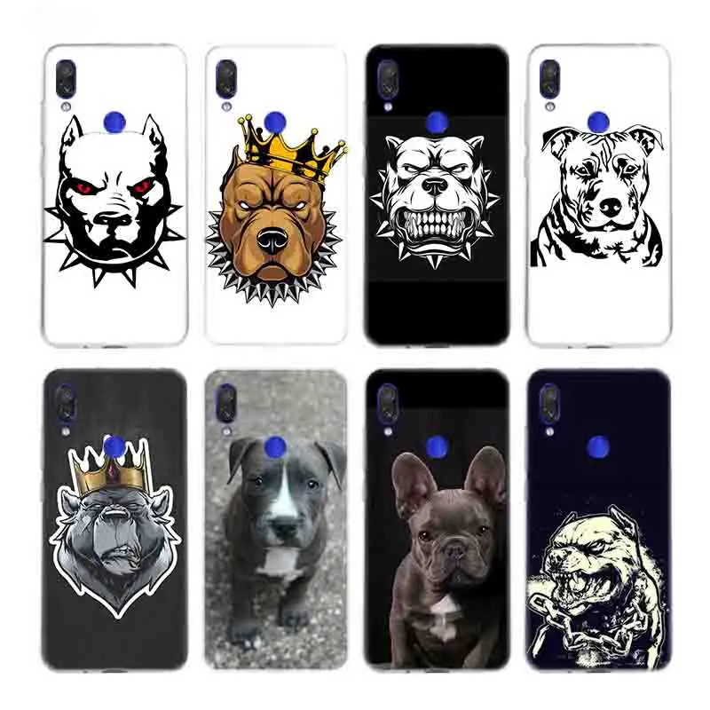 Питбуль в виде милой собачки силиконовый чехол оригинальная для телефона Xiaomi Redmi