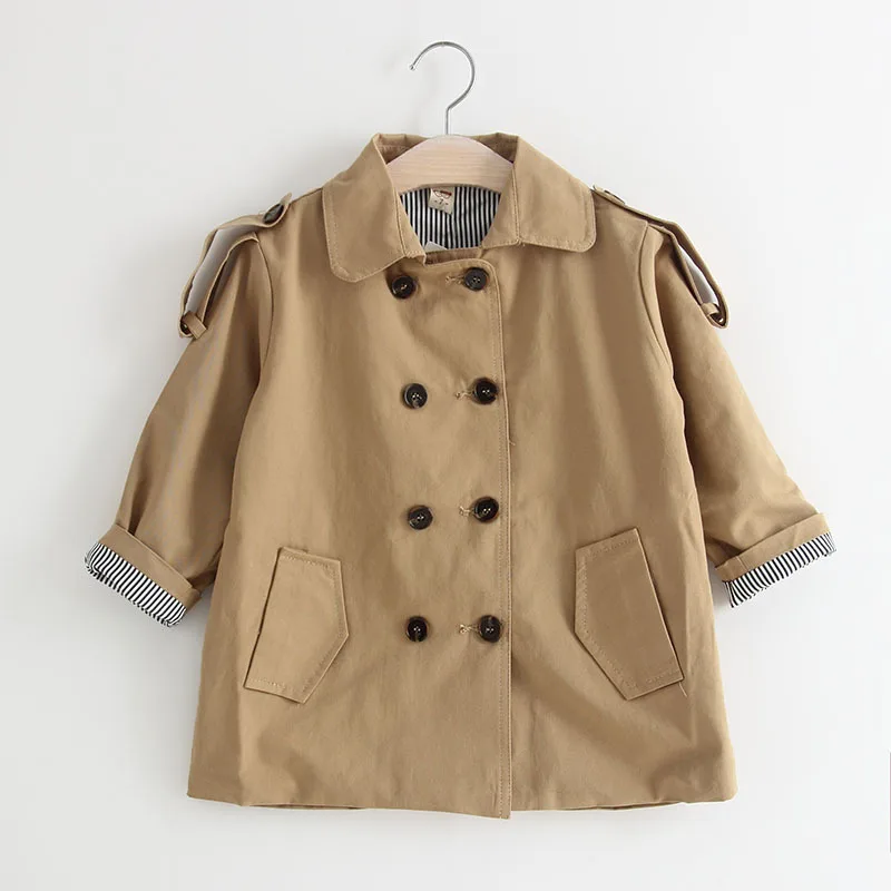 Детский Тренч Новое поступление осени 2019 подходящее ко всему ветрозащитное