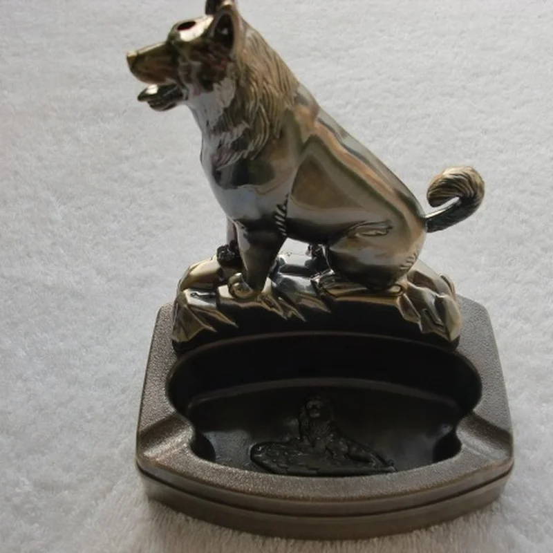 

Пепельница двойного назначения Wolf and Dog с зажигалкой, курительные аксессуары для сорняков, гаджеты для мужчин, брикеты и аксессуары