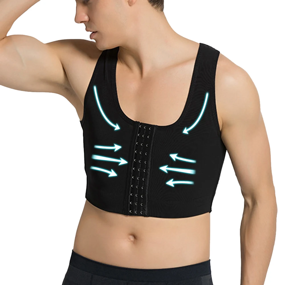CYSINCOS мужской корсет для похудения жилет живота Талия рубашка с поясом