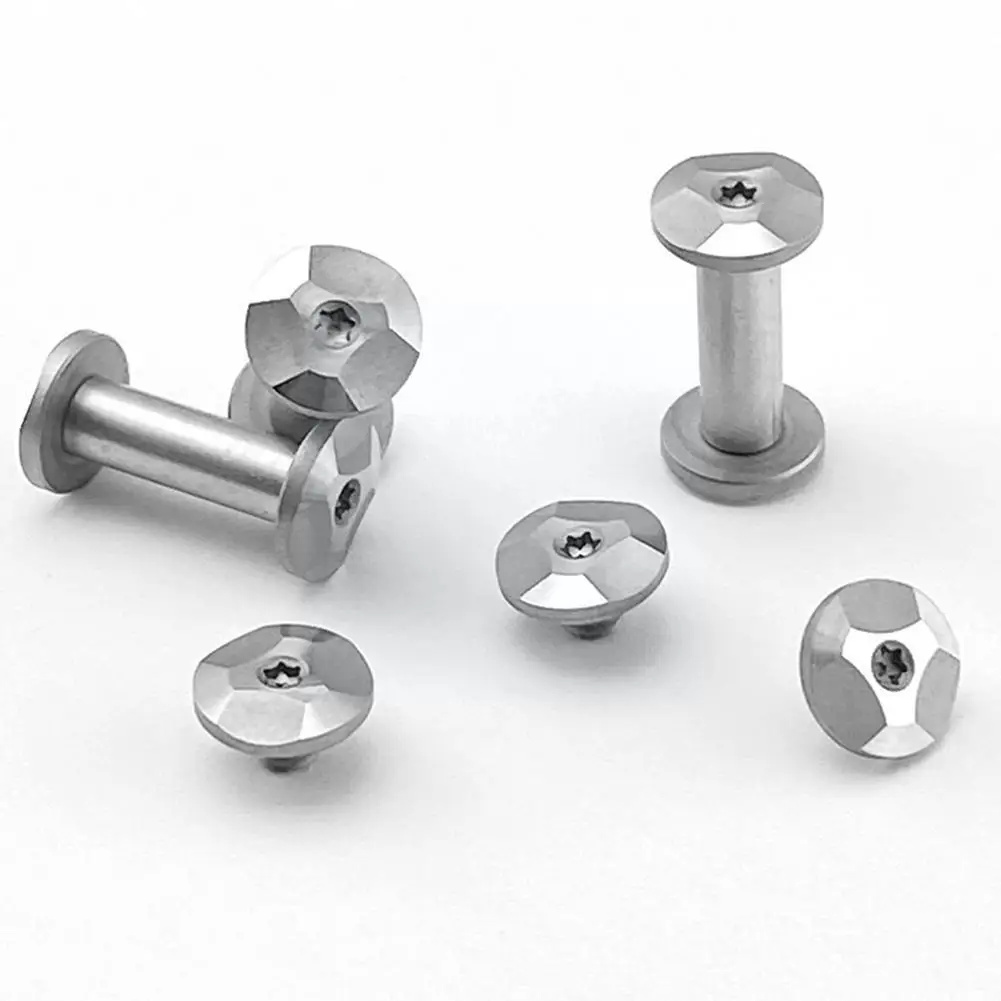 

Diy Making Tool Screws Shank Pair Locking Rivets Steel Knives Screws Shank Bike Accessories Plum N4u5