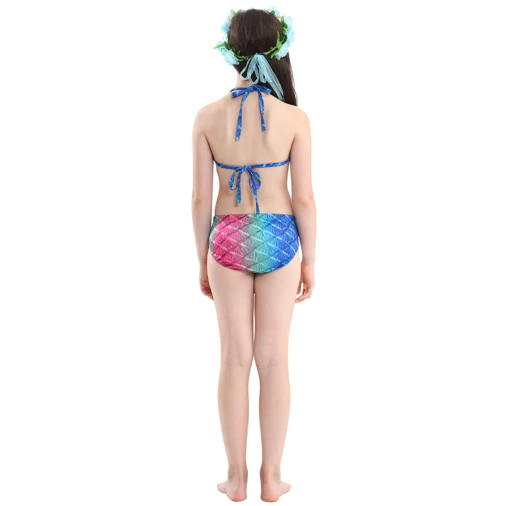 Горячие дети Русалка Моноласты, хвосты для купания костюм девушки дети купальник Ариэль хвост русалки для купания zeemeerminstaart