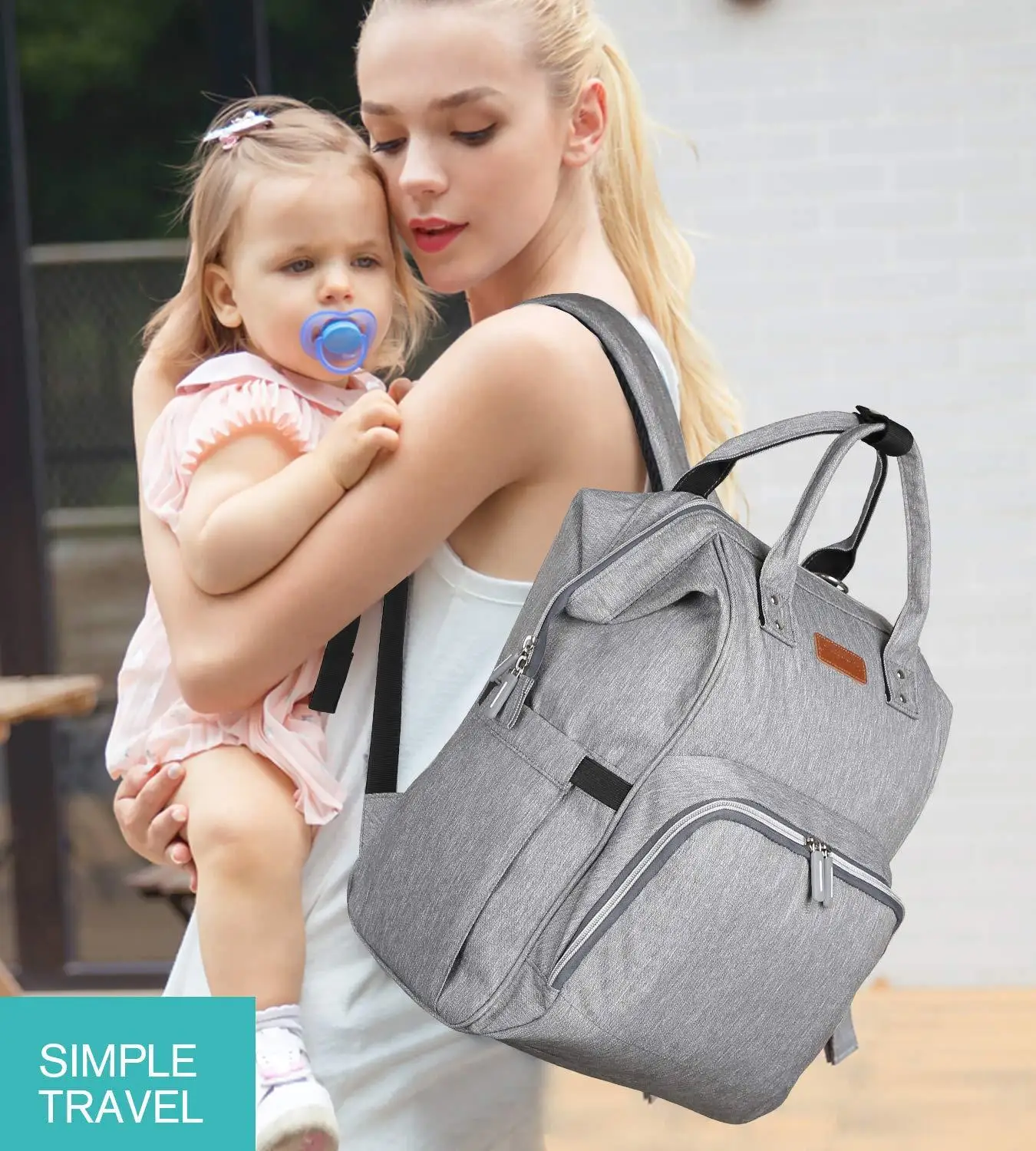 Модная сумка для подгузников мам вместительная дорожный рюкзак ухода за