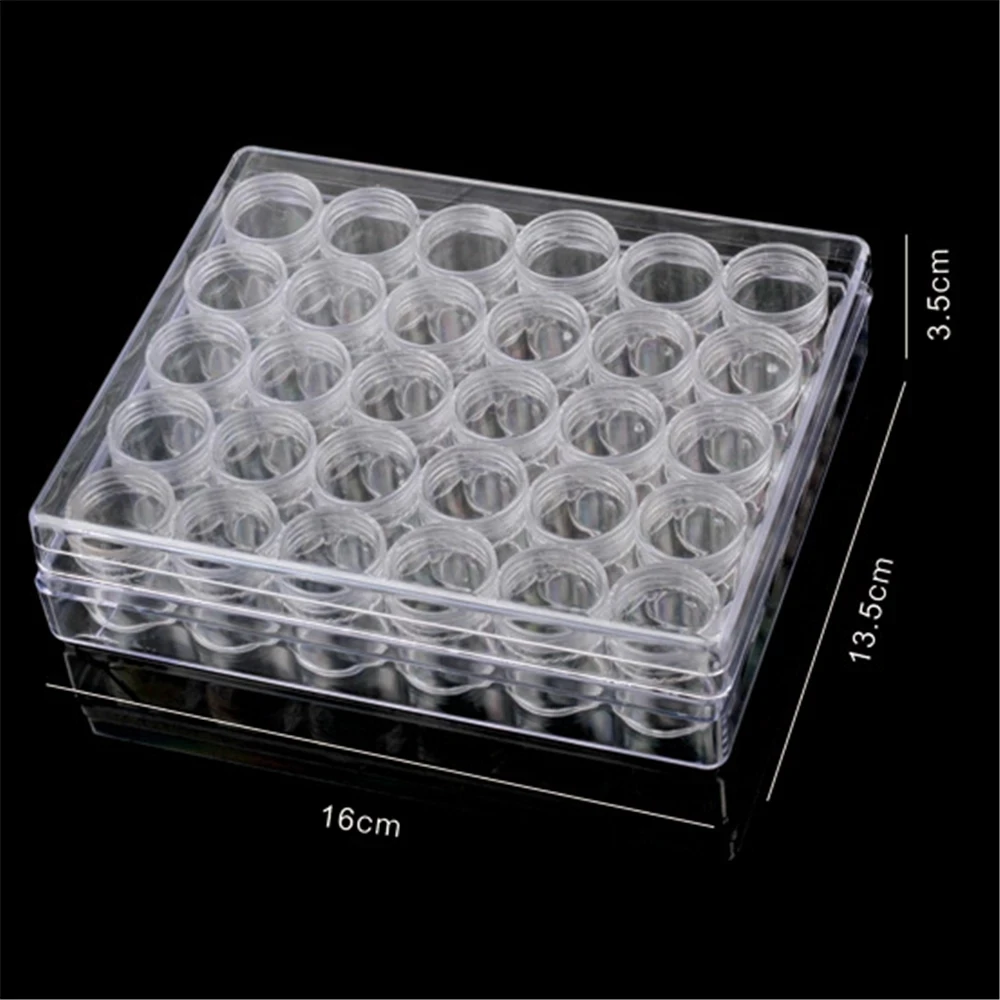 

AZQSD Diamond Painting 30pc Small Boxes 5d Diamond Embroidery Storage Tools Accessory Mosaic