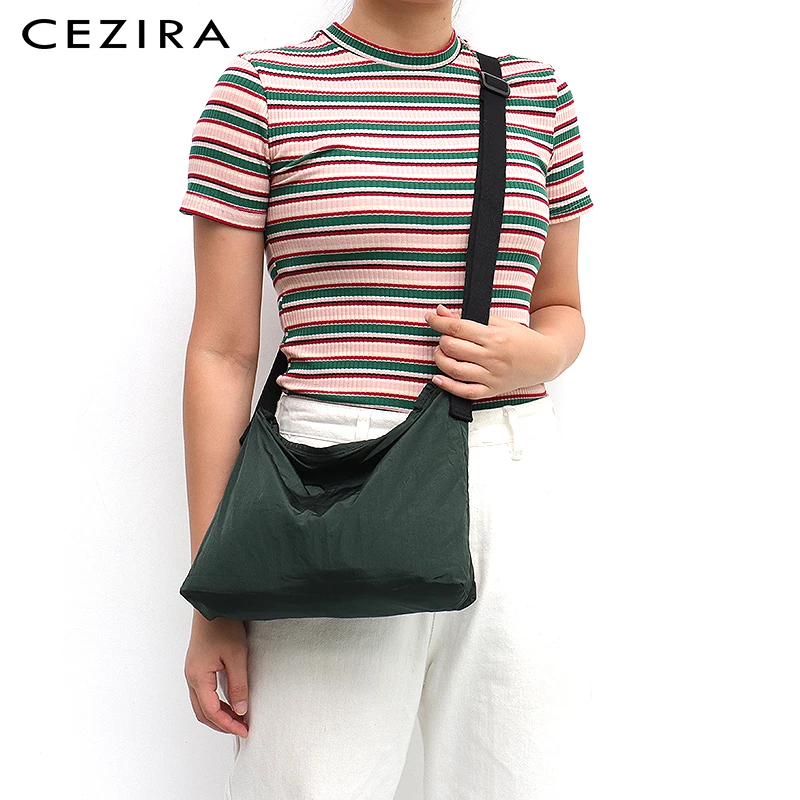 Женская сумка-мессенджер CEZIRA маленькая сумка через плечо из нейлона