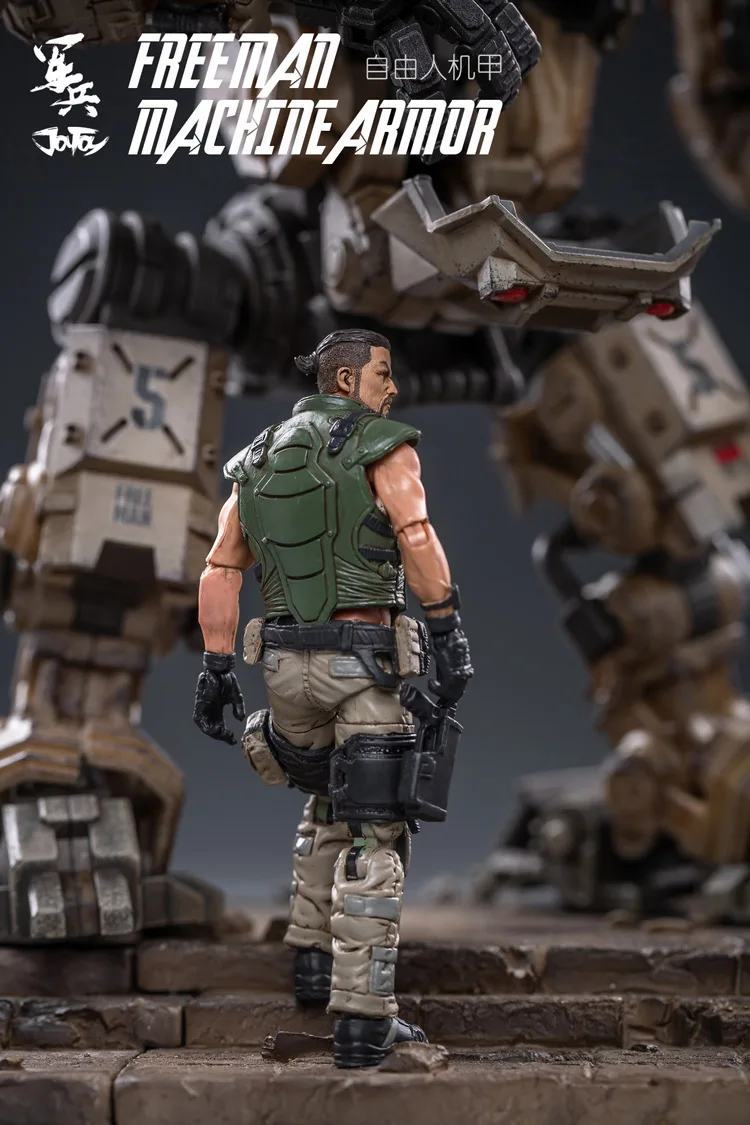 JOYTOY 1:18 фигурка робота фридан машина Броня военный ABS робот модель комплект меха