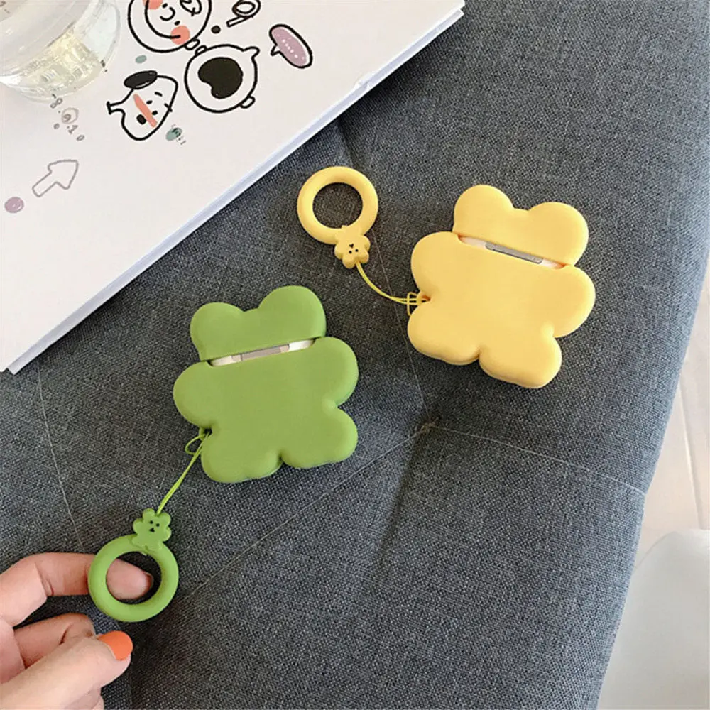 Q UNCLE модные чехлы карамельных цветов для Apple airpods силиконовые забавные маленькое печенье футляр для наушников для Apple airpod2 Крышка для наушников