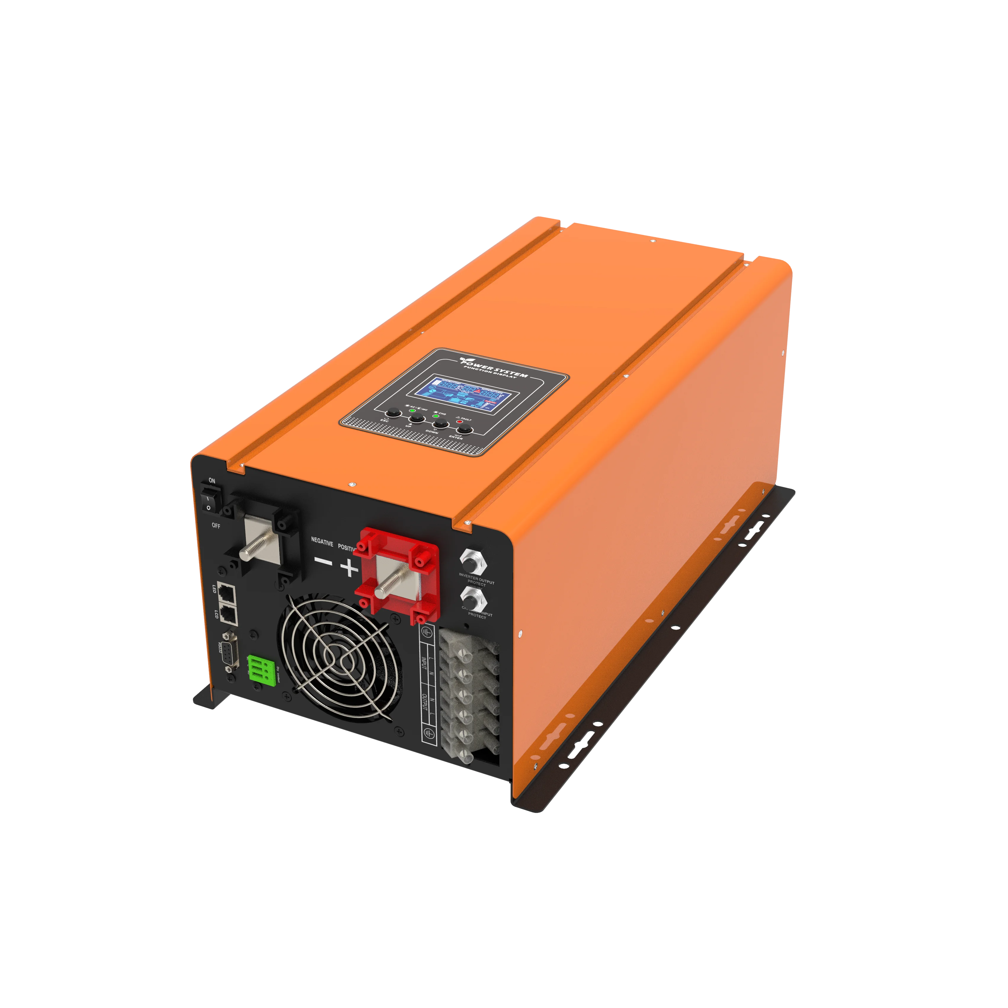 Low Frequency 12/24/48V DC/AC 3000W 110/120/230/240Vac Pure Sine Wave Off Gird Power Inverter Charger with Toroidal Transformer |