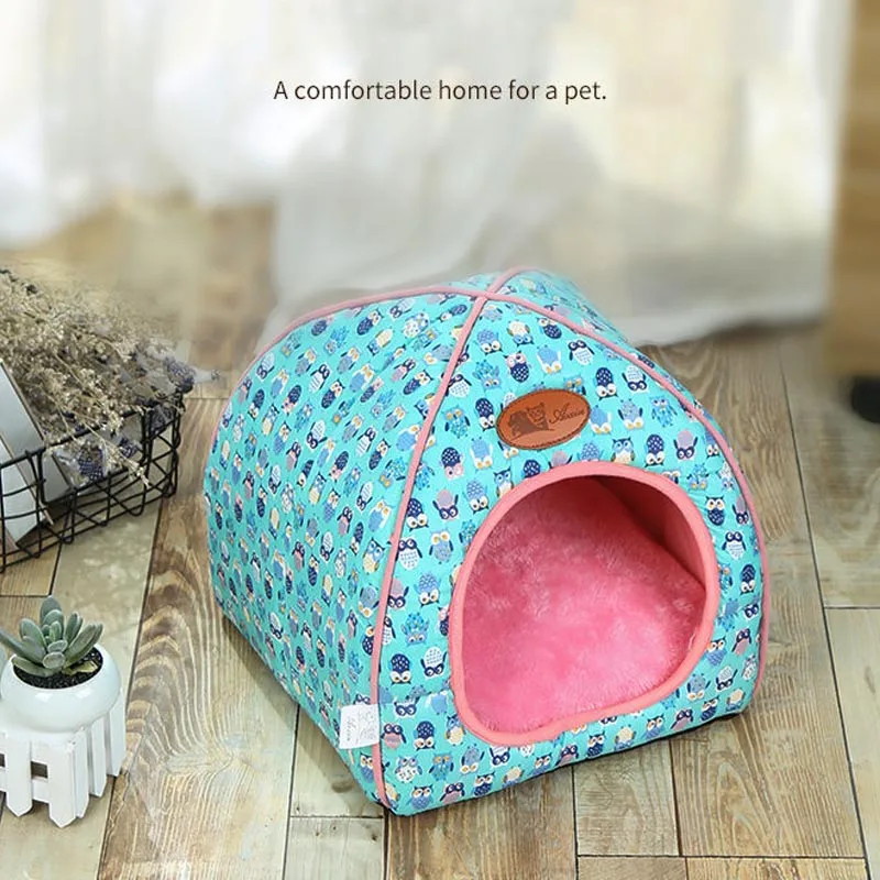 Домашние животные дом Igloo мягкий флис зима Теплый Щенок Кровать Дом пещера собака кошка дом спать в питомнике мешок кровать коврик гнездо зима теплый