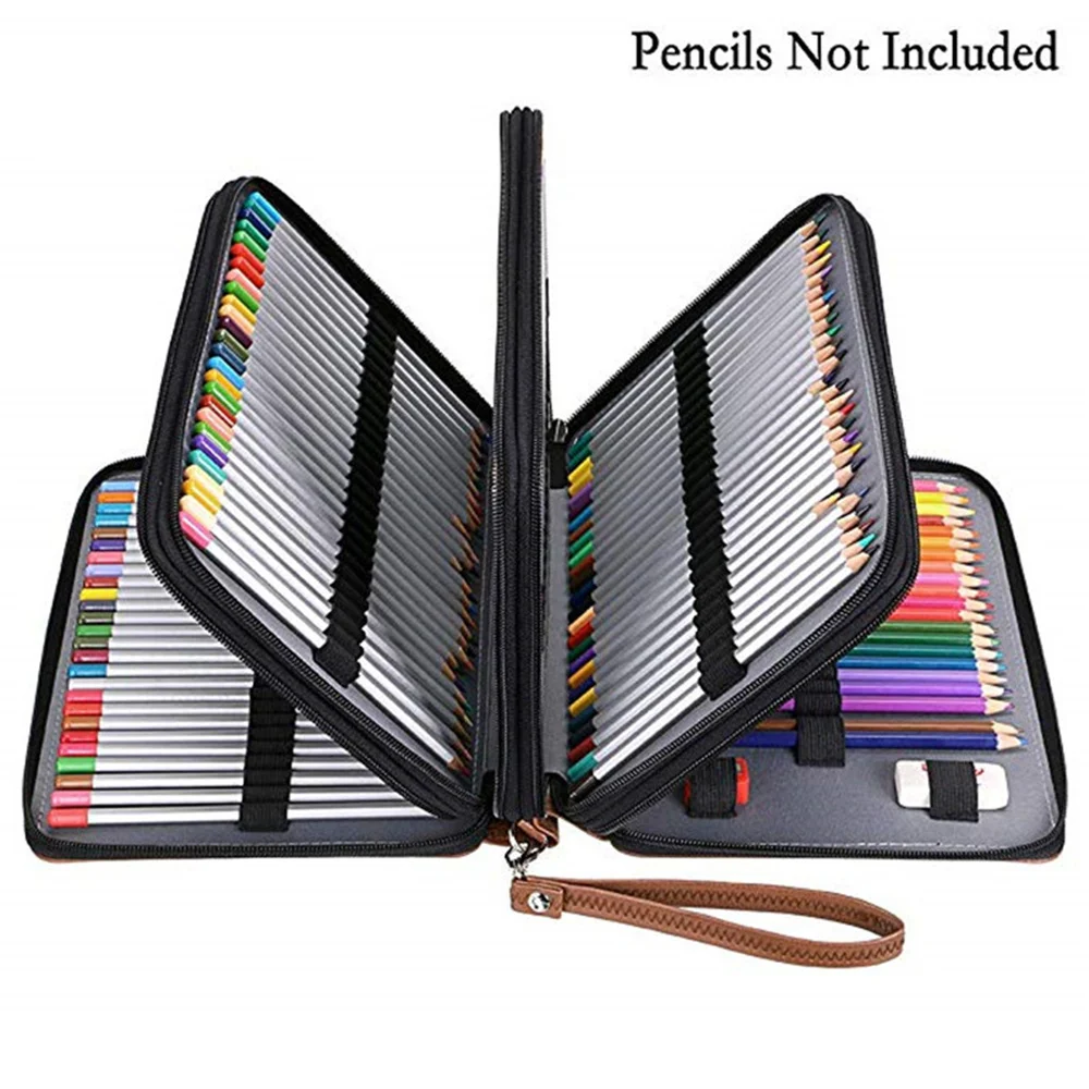 

120/168 Slots Pencil Case School Pencilcase for Girl Boy Pen Box Large Penal Big Cartridge Bag Stationery Pencilholder Kit Pouch