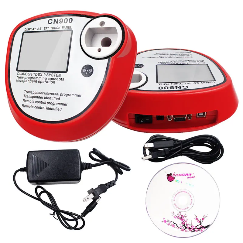 

Newest OEM CN900 Auto Key Programmer CN 900 V2.02.3.38 Transponder Remote Control Key Maker Can Read 4C 4D Key Chips
