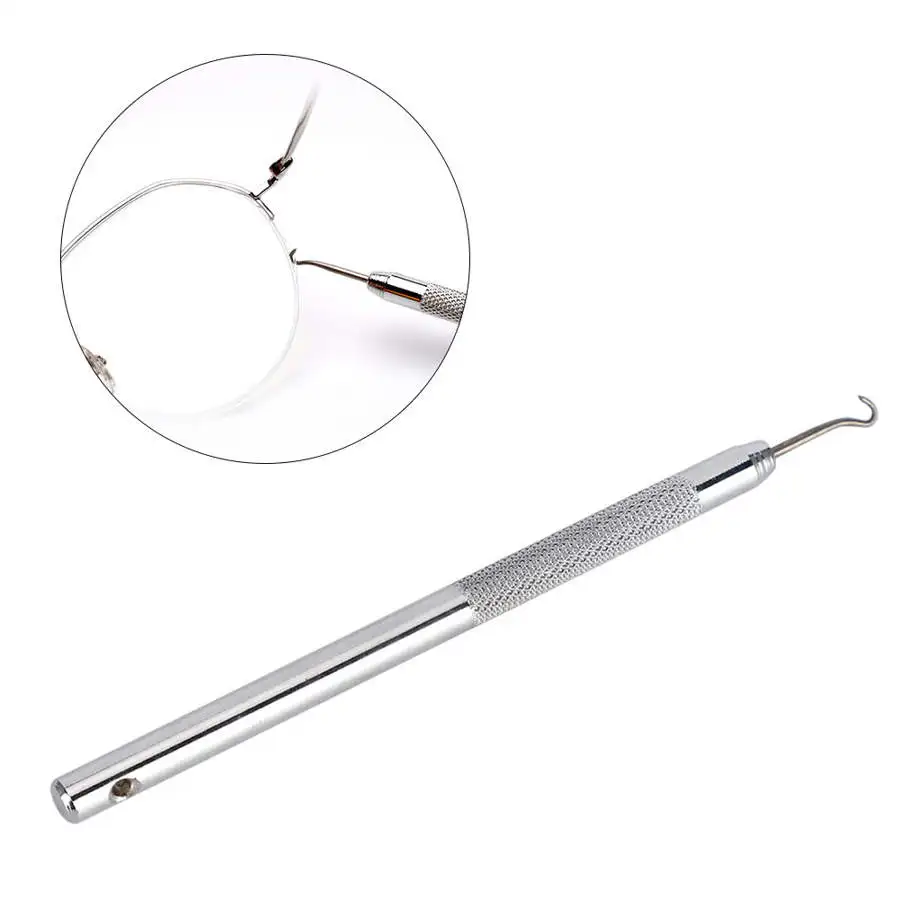 Высокая твердость сплава крюк нарисованная половина-рамка для ремонта очков