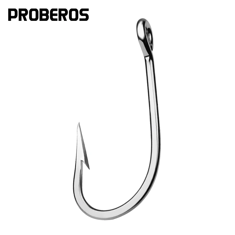 

PROBEROS Brand Saltwater Fishing Hook DWH109 Sword Hook 6/0#-12/0# Model Stainless Steel Fishhook Made In Taiwan JIG HOOK