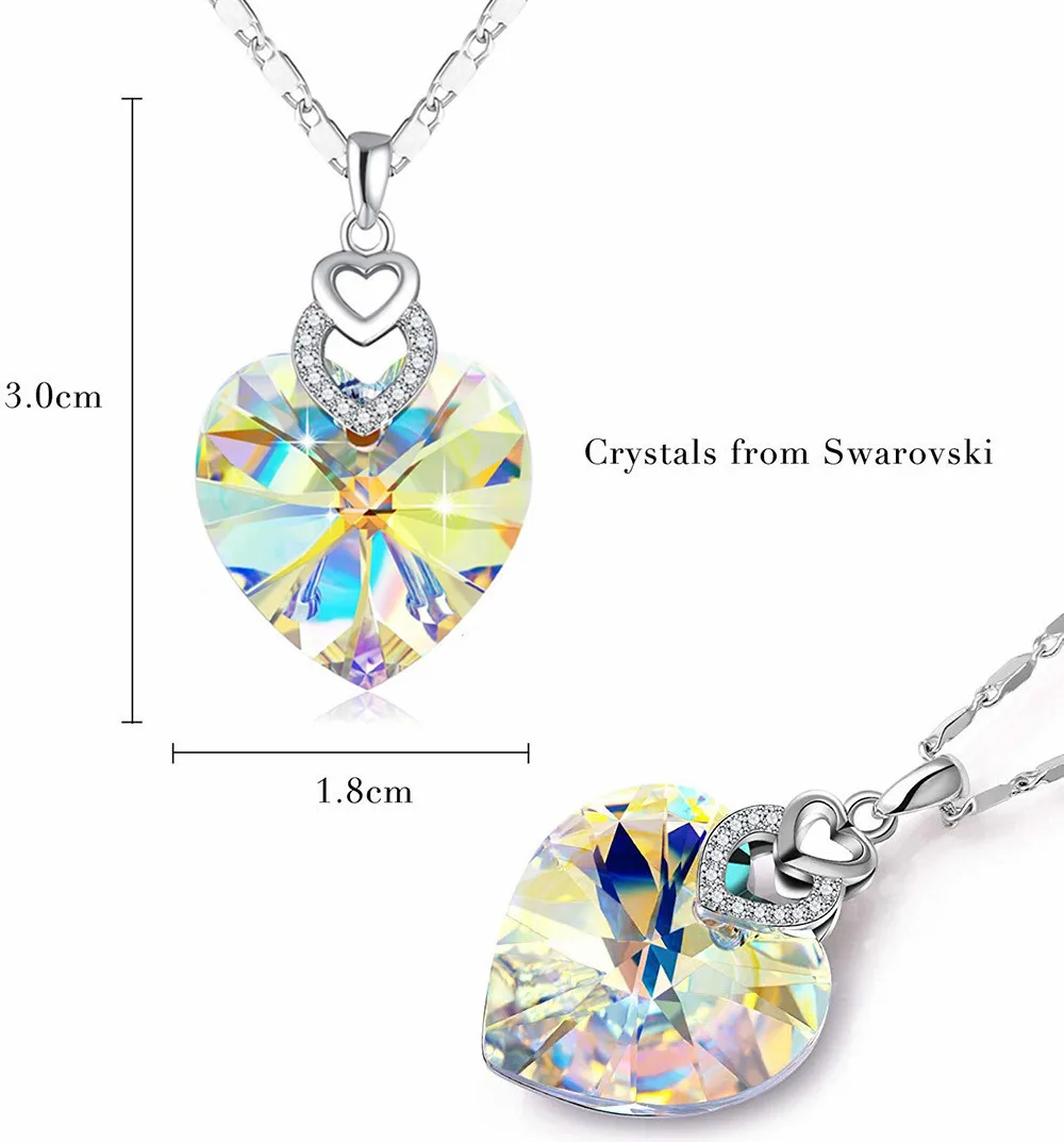 Warben Фарбен украшенный кристаллами от Swarovski аметистовая Подвеска для колье модное