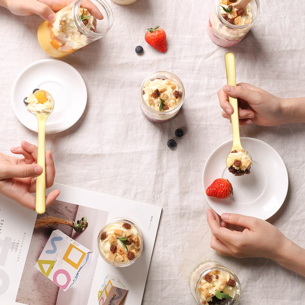 Нержавеющая сталь Кошачий коготь кофейная ложка креативная чайная десерт