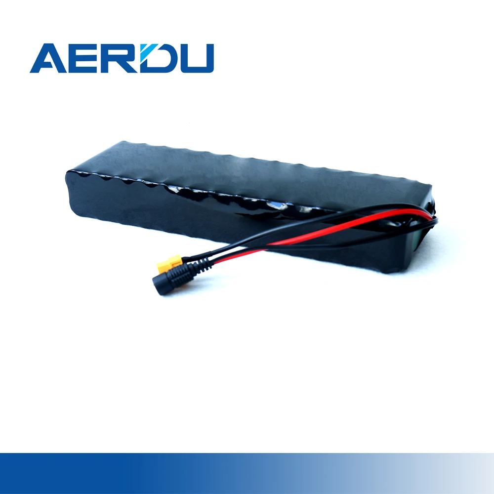 

4.AERDU 13S2P 48V 6.4AH 3200mah 18650 li-ion battery pack 500W FOR Electric Vehicle Electric Motorcycle 15A BMS Protection+xt60