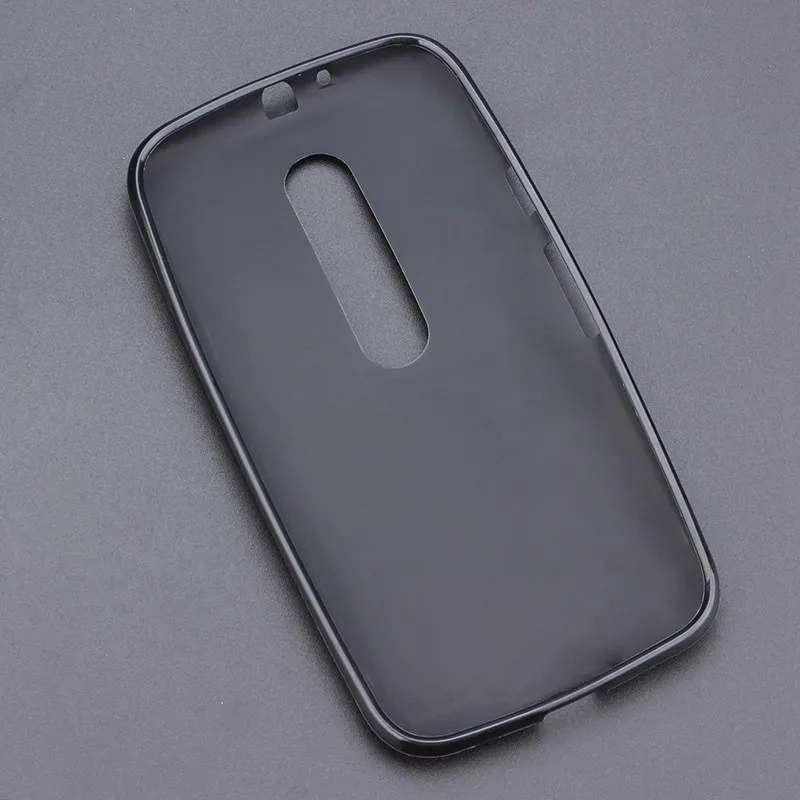 Гелевый ТПУ тонкий мягкий Противоскользящий чехол задняя крышка для Motorola Moto G3 G 3nd