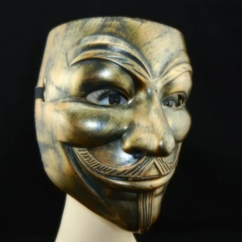 Маска Гай Фокса с шутками анонимный маскарадный костюм для взрослых Макара