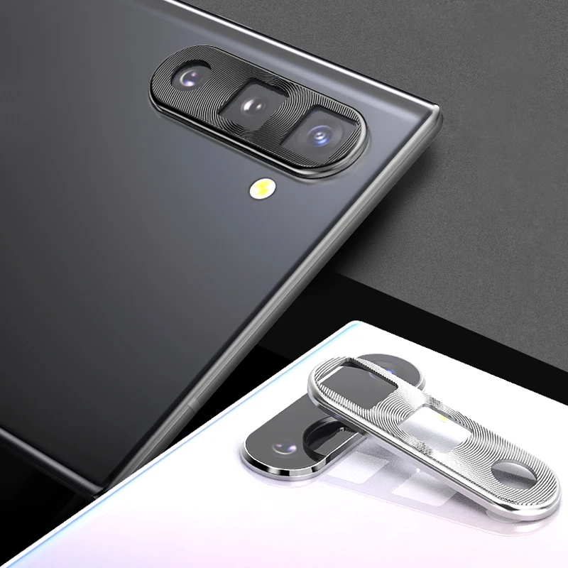 Защитный кольцевой чехол для объектива камеры Samsung Note10 + роскошный алюминиевый
