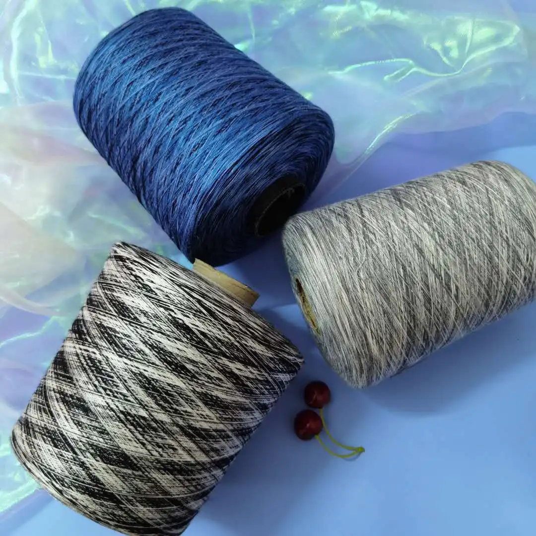 250 г космическая красящая мерсеризованная хлопчатобумажная нить летняя стильная