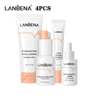 Антиаллергический Восстанавливающий средство LANBENA Ectoin для успокоения, средство для умывания кожи лица + эссенция для глаз + Успокаивающая сыворотка + лосьон