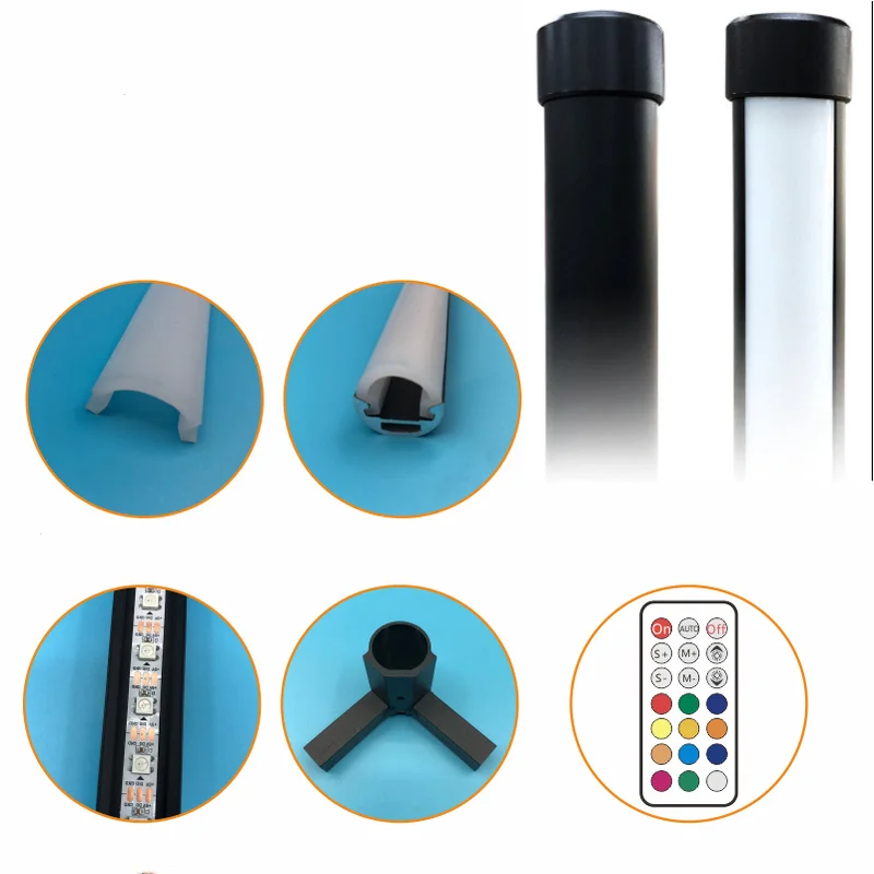 

Bluetooth LED Corner RGB Floor Lamp Smart Remote Control Dimming Standing Lamp for Modern Office Bedroom Decoration Warm Light