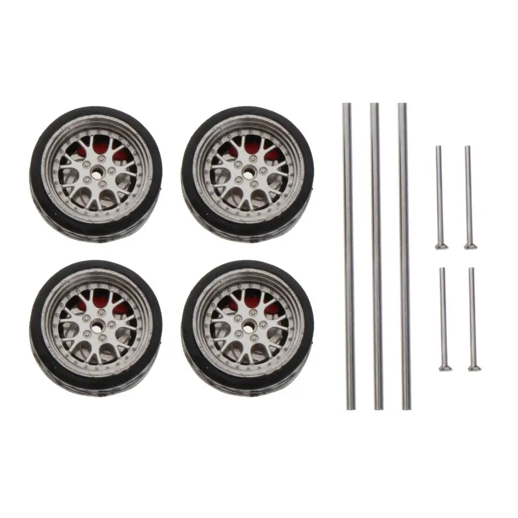 

1:64 Car Wheels for Hotwheels Car Models Kids Toys Multi-Size A1-A20