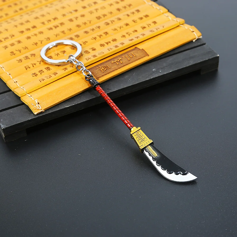 12 см аниме цельный Белый брелок для ключей с бородным мечом Эдвард Ньюгейт меч