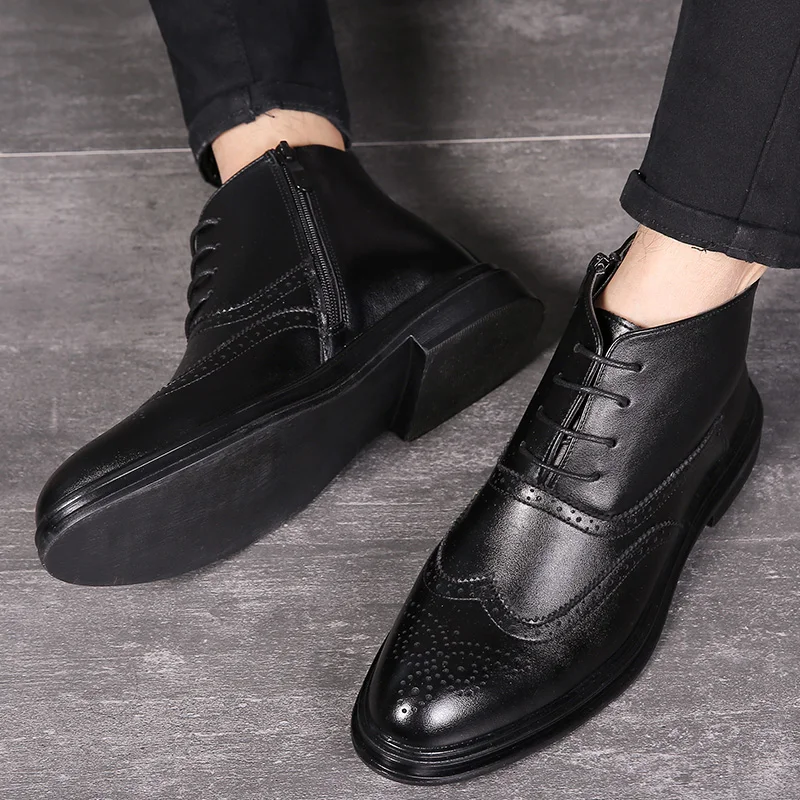 Новое поступление 2020 года Мужские Ботинки Martin из натуральной кожи Повседневные