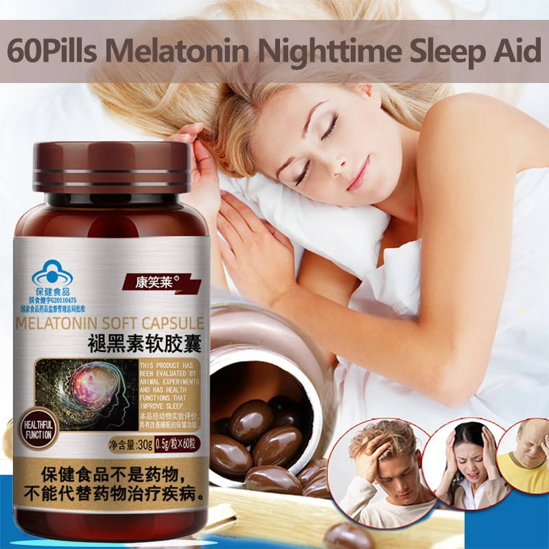 

Мелатонин 3 мг таблетки ночное время помощь во время сна пищевая добавка быстрое растворение пилюли для сна способствует расслаблению уход ...