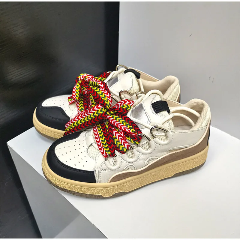 

Кроссовки для женщин, повседневная спортивная обувь, на шнуровке, плоская платформа, удобные дышащие, подходящие цвета, на осень