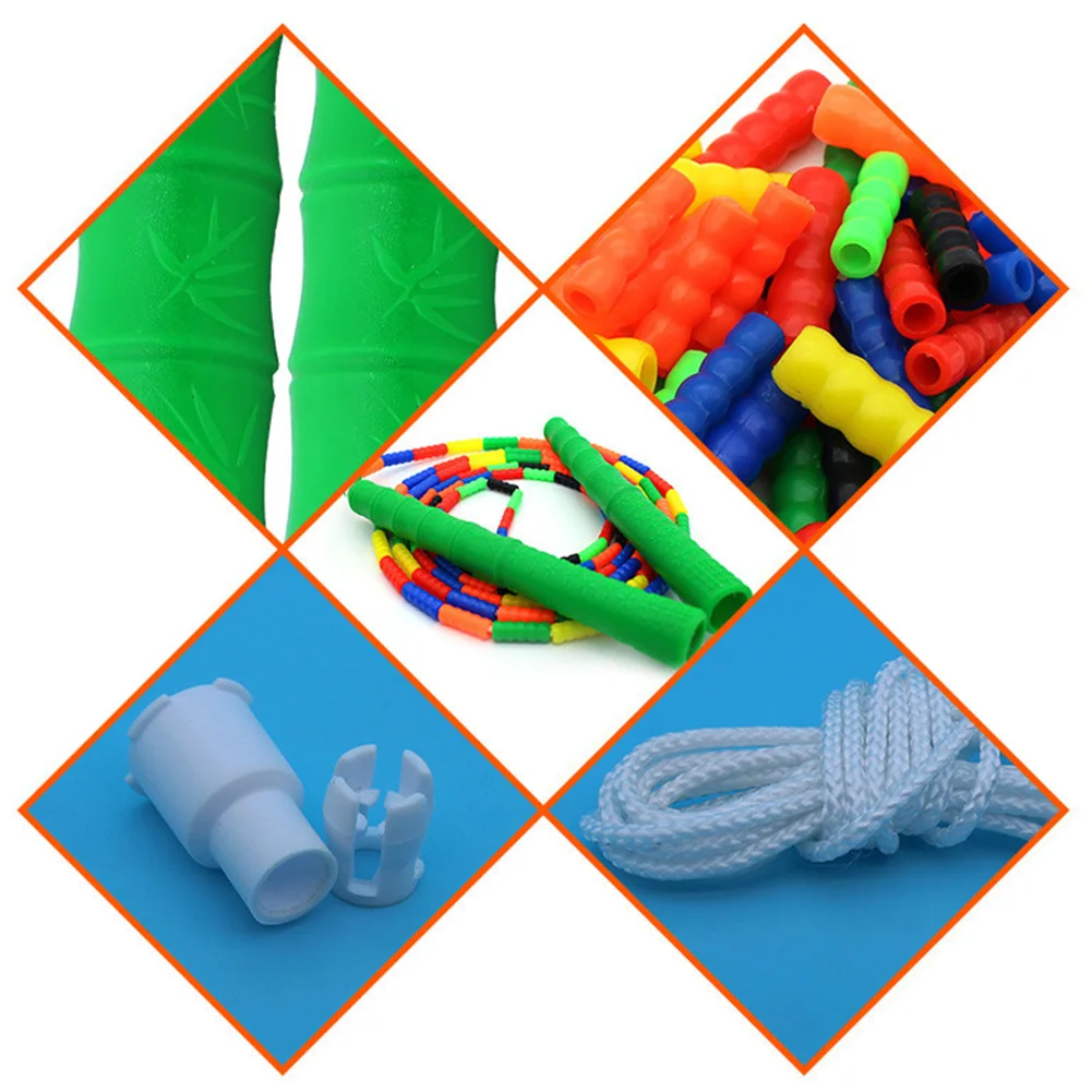 

280cm Sports Weight Loss Indoor Outdoor Soft Beaded Jump Rope Home Non Slip TPU Kids Fitness Workout Segmented Adjustable