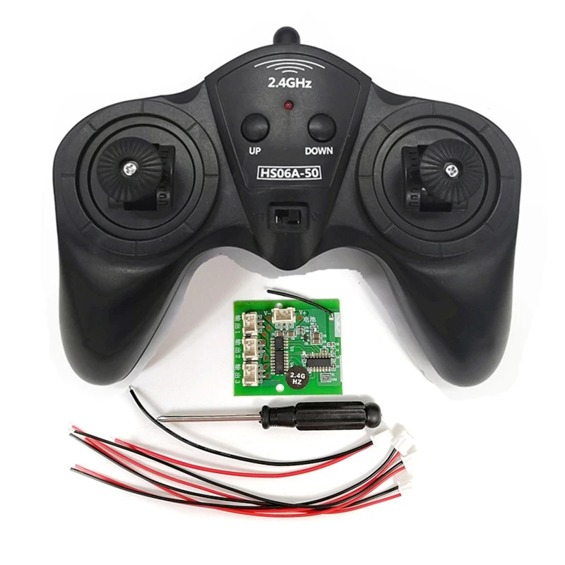 

6CH 2.4G Remote Controller Power Transmitter Receiver Radio System For DIY RC Boat Cars 50M Controlling