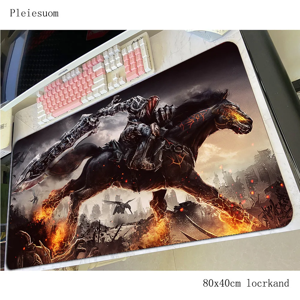 

darksiders mousepad 80X40CM gaming mouse pad big gamer mat best seller game computer desk padmouse keyboard large play mats