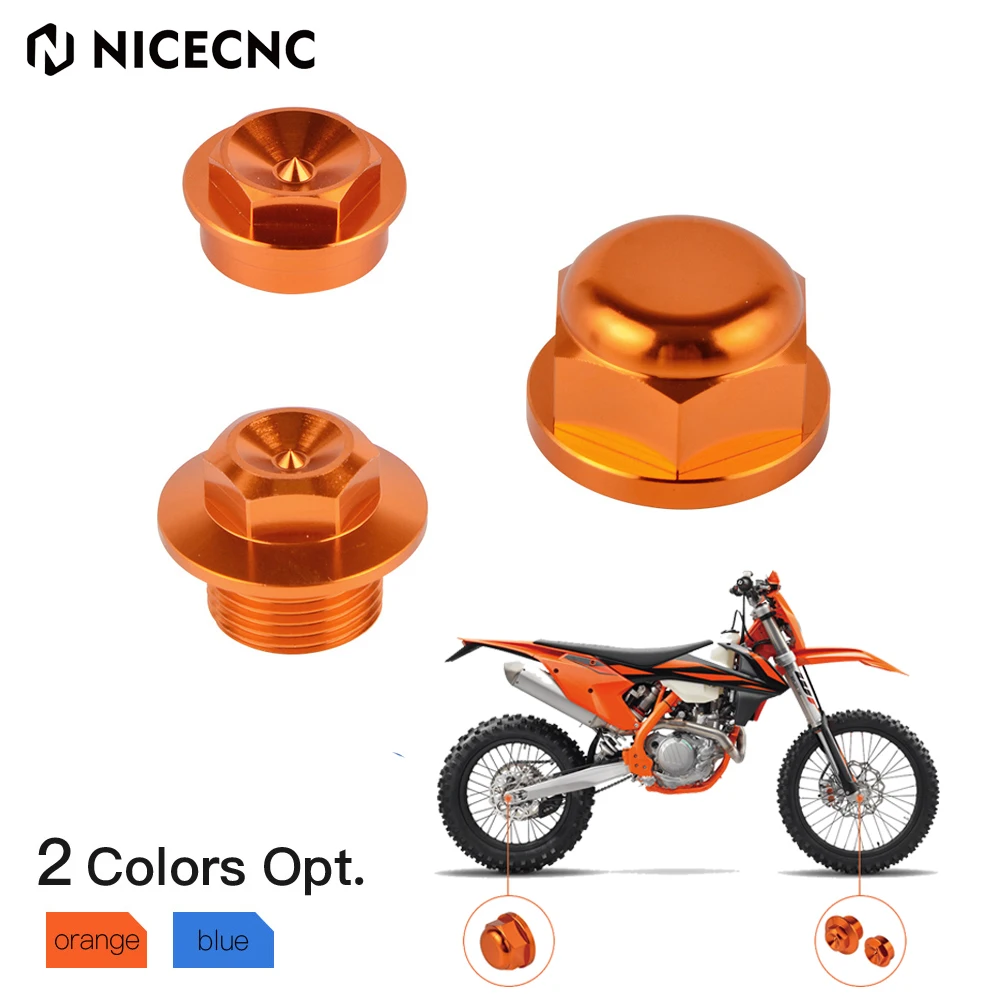 Стопорная гайка переднего и заднего колеса для мотоцикла KTM 125 200 250 300 350 400 450 EXC EXCF