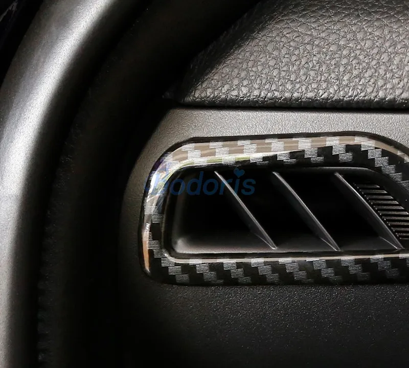 Для Toyota RAV4 XA50 2019 2020 углеродное волокно цвет Интерьер приборной панели