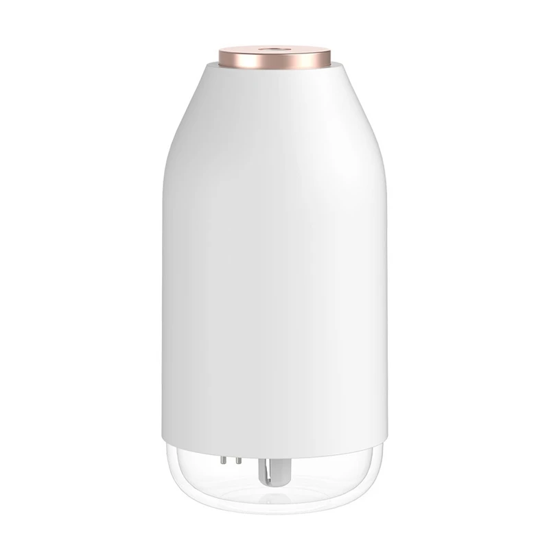 

EAS-Portable Mini Humidifier 1200Mah Battery Operated Cold Fog Humidifier For Cars Bedrooms Office White