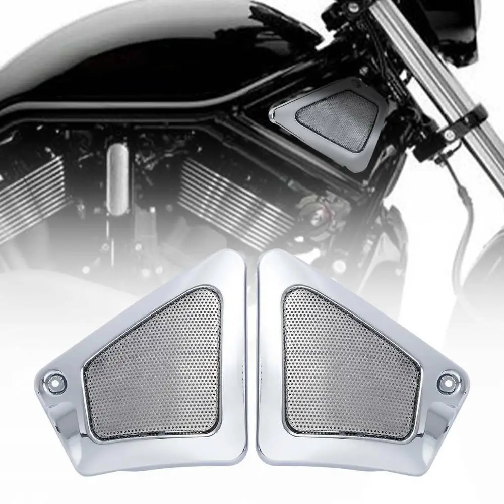 Мотоциклетная хромированная черная рама Airbox боковые накладки на шею для Harley V Rod