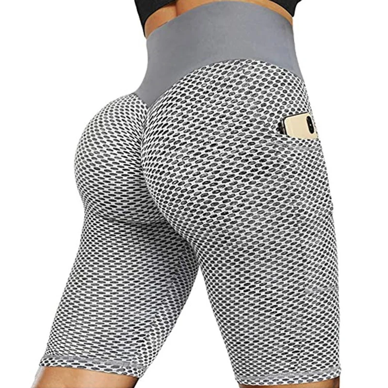 INFILAR пикантные леггинсы с высокой талией для фитнеса карманами женские шорты