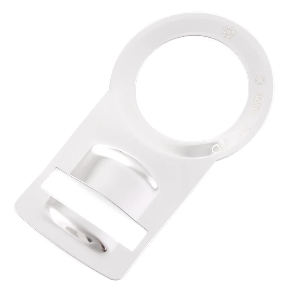 Лампа из нержавеющей стали украшение для переключателя фар наклейка отделка