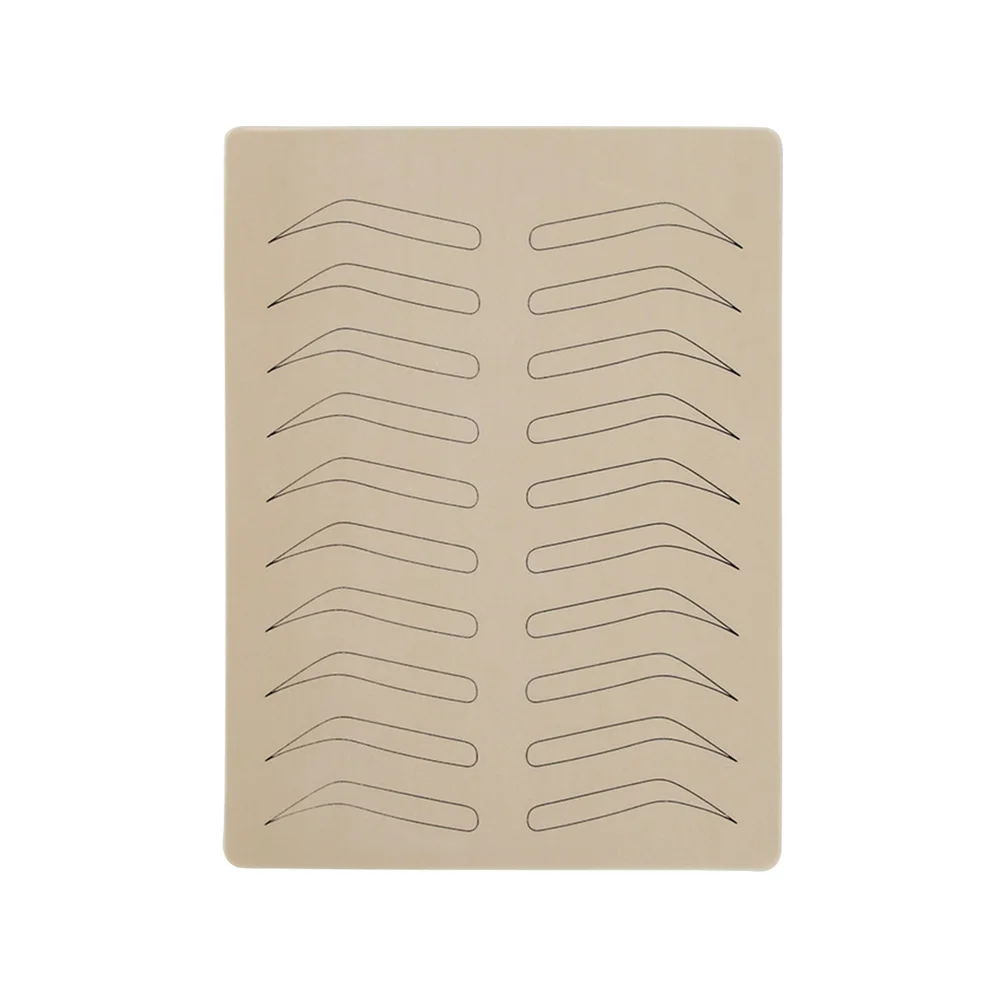 10pcs/pack Black White Blank Practice Inkless Trainning Microblading Beginner Tattoo Suppiles Eyebrow Skin Face Semi Permanent | Красота и