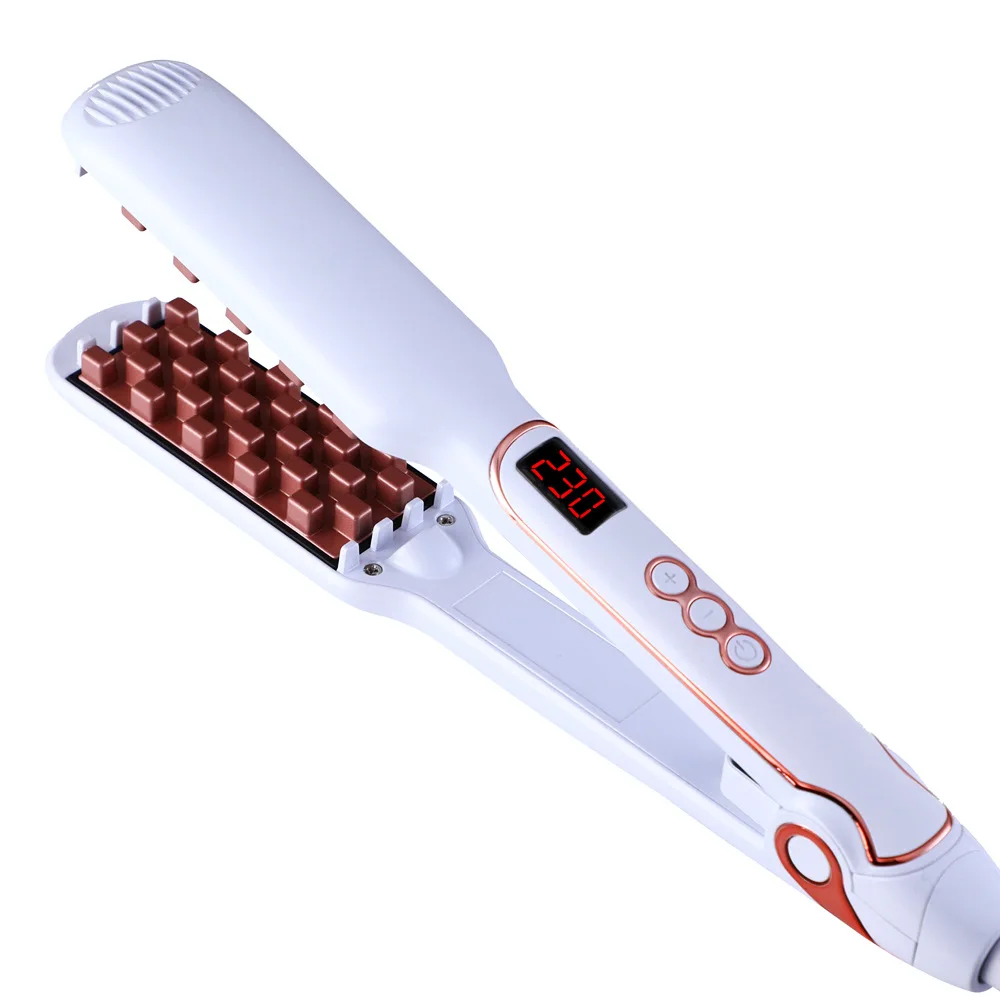 

Negative ion hair curler root corn hair lattice curling and straightening dual-purpose electric splint hair iron
