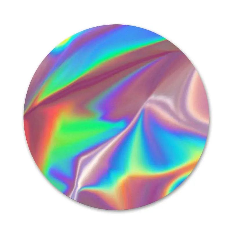 

58mm Pastel Metallic Badge Brooch Pin Accessories For Clothes Backpack Decoration gift