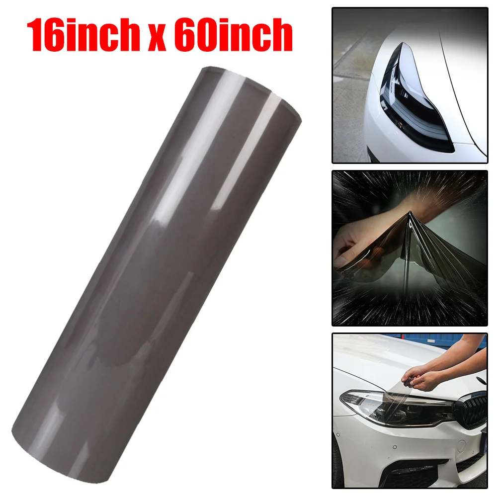 

40cm x 150cm Car light Film Brake lights For Headlight Gloss Light Black Taillight Wrap Tint